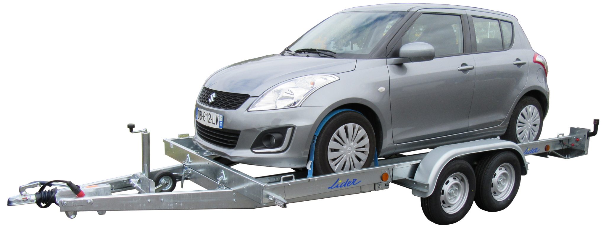 Lider 39760 Twin Axle 2500kg Car Transporter Trailer – Including