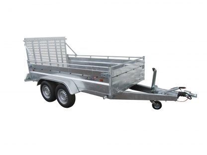 Lider Robust Trailer 38398 Braked 2500kg gw 300 x 150 x 50cm bed + Ramp Tailgate