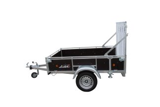 Lider single axle Wooden Sided Trailer 43440 201 x 133 x 40cm bed 750kg gw