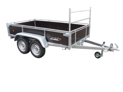 Lider twin axle Wooden Sided Trailer 39450 251 x 133 x 40cm bed 750kg gw (8'x 4') - Image 2