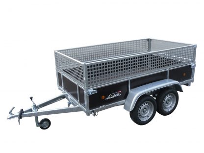 Lider twin axle Wooden Sided Trailer 39450 251 x 133 x 40cm bed 750kg gw (8'x 4') - Image 3