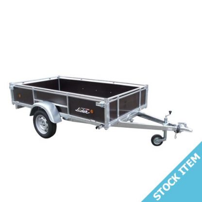 Lider single axle Wooden Sided Trailer 43460 251 x 133 x 40cm bed 750kg gw (8'x 4')