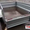 Lider Saragos general purpose un-braked single axle trailer Rear view