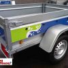 Lider Saragos general purpose un-braked single axle trailer rear side view 2