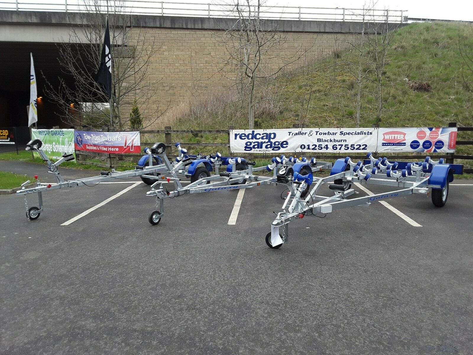 Sun Way Galaxy Boat Trailer Single-Axle Braked - G820M16 - Image 3