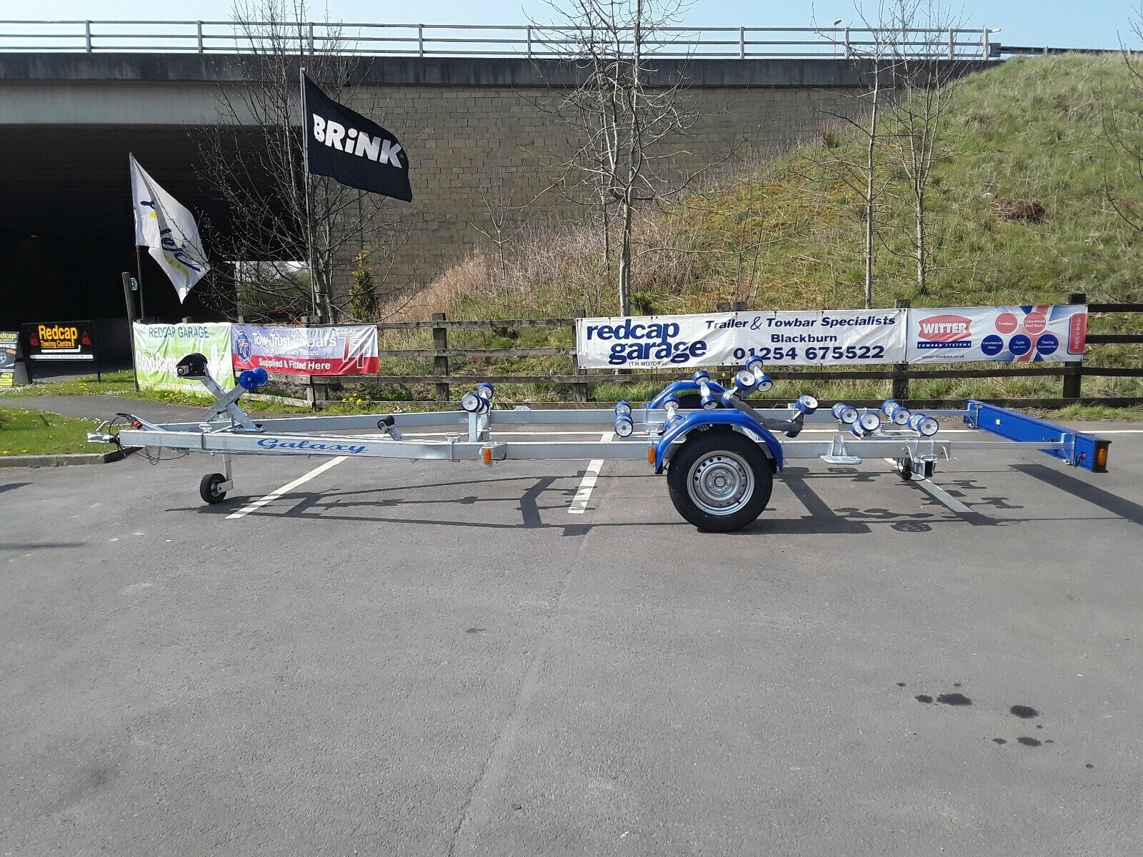 Sun Way Galaxy Boat Trailer Single-Axle Braked - G820M16 - Image 8