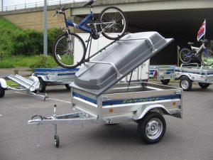 camping trailer with ABS lid