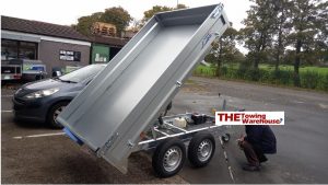 Lider electric tipping trailer 39600PE fully tipped