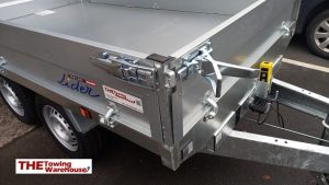Lider electric tipping trailer 39600PE front corner