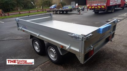 Lider electric tipping trailer one side down