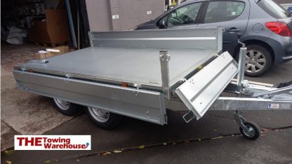 Lider electric tipping trailer sides down front