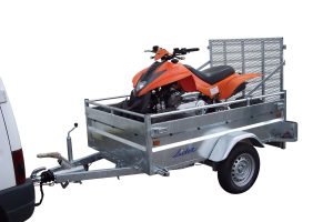 Lider Robust Trailer 34392 Braked 1300kg gw 253 x 134 x 50cm bed + Ramp & Tailgate