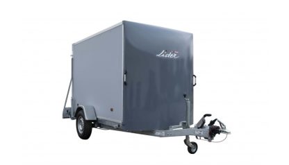 Lider Fourgon 42960 Braked Box Van Trailer GW 1350kg, 260 x 155 x 177cm
