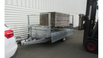 Lider braked Tipping Trailer 42575 1300kg gw 256 x 148 x 30cm bed size - Image 3